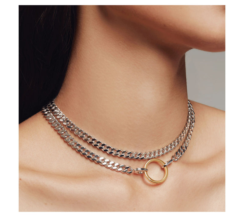 ONI Fine Jewelry Sterling Silver Loop Lock — View 7