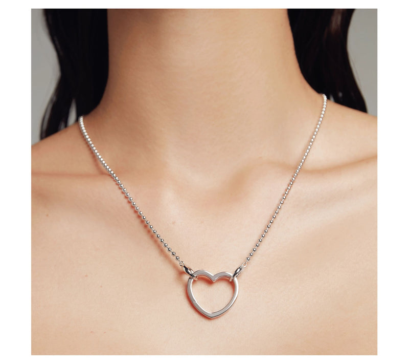 ONI Fine Jewelry Sterling Silver Heart Lock — View 5