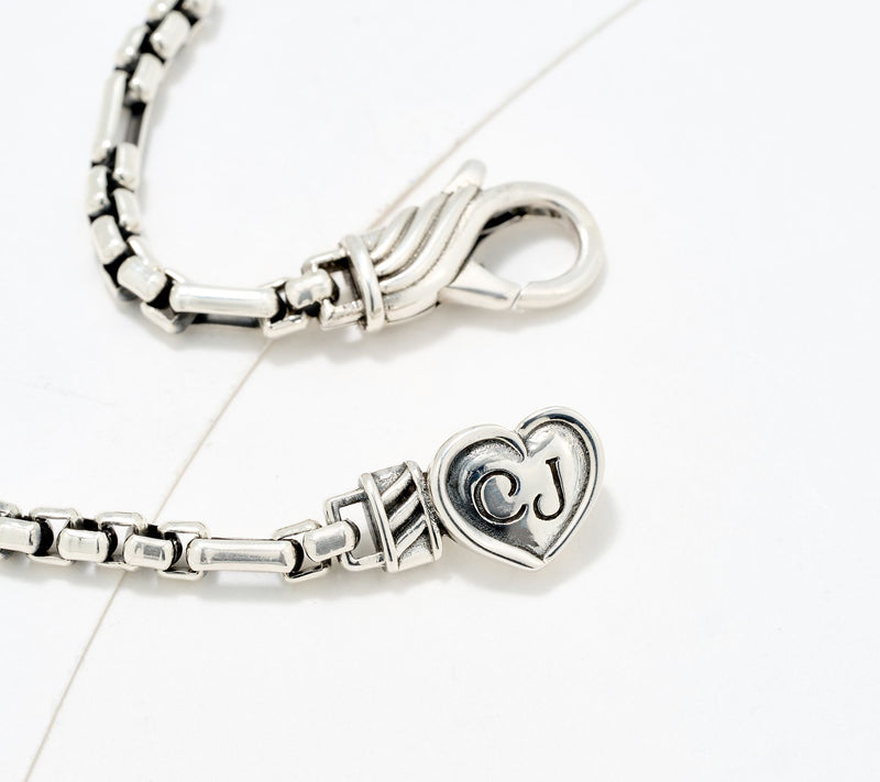 Christian James by Scott Grimes Sterling Silver Message Luciano Bracelet 9.0g — View 5