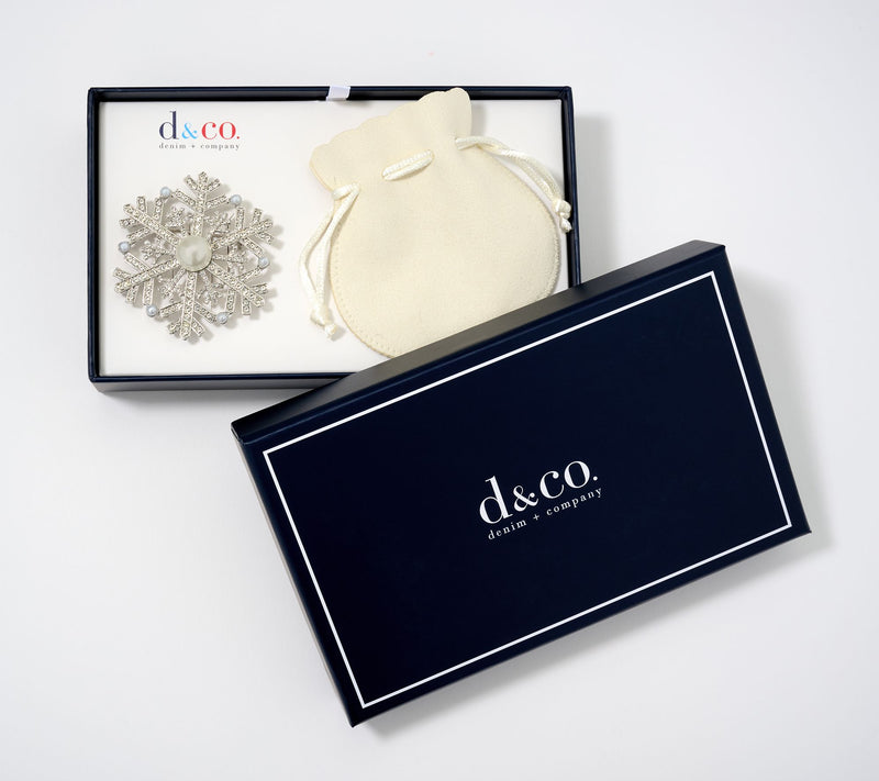 Denim & Co. Choice of Holiday Brooch — View 3