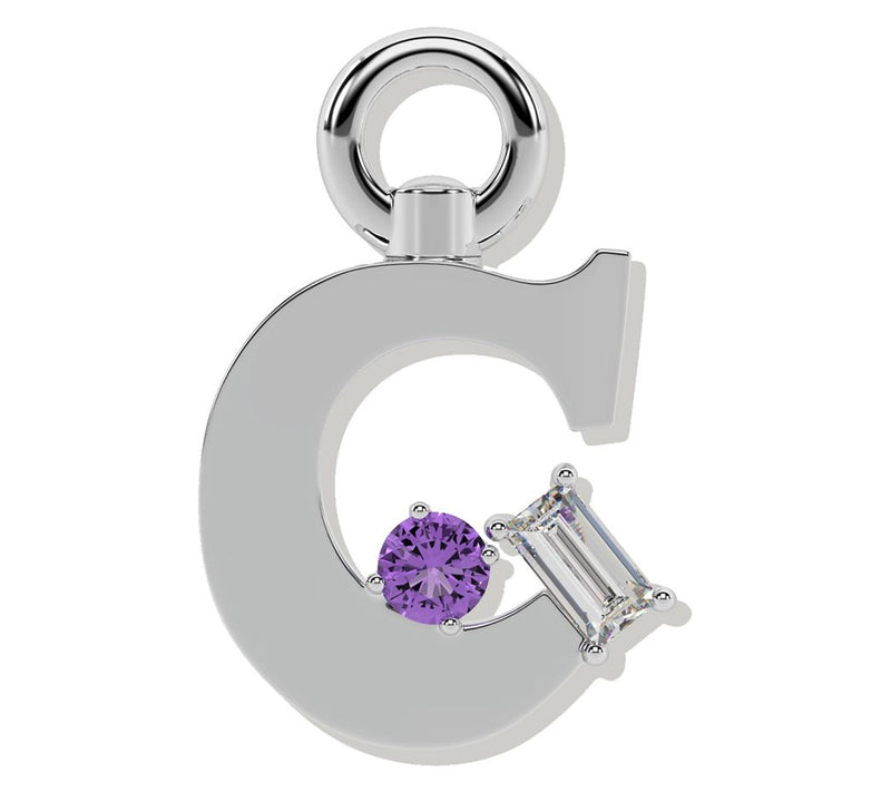ONI Fine Jewelry Sterling Silver Amare Letter Charm — View 37