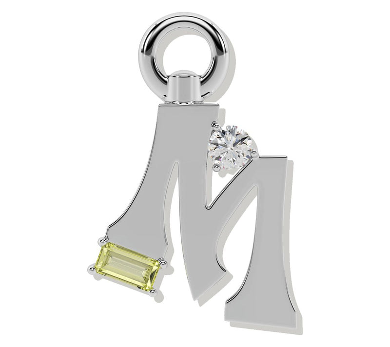 ONI Fine Jewelry Sterling Silver Amare Letter Charm — View 47