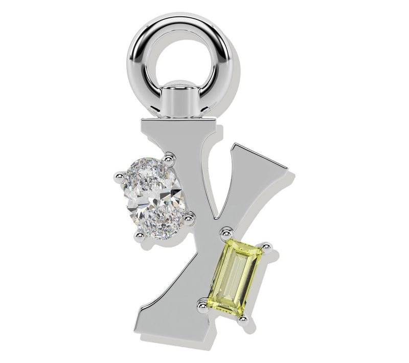 ONI Fine Jewelry Sterling Silver Amare Letter Charm — View 59