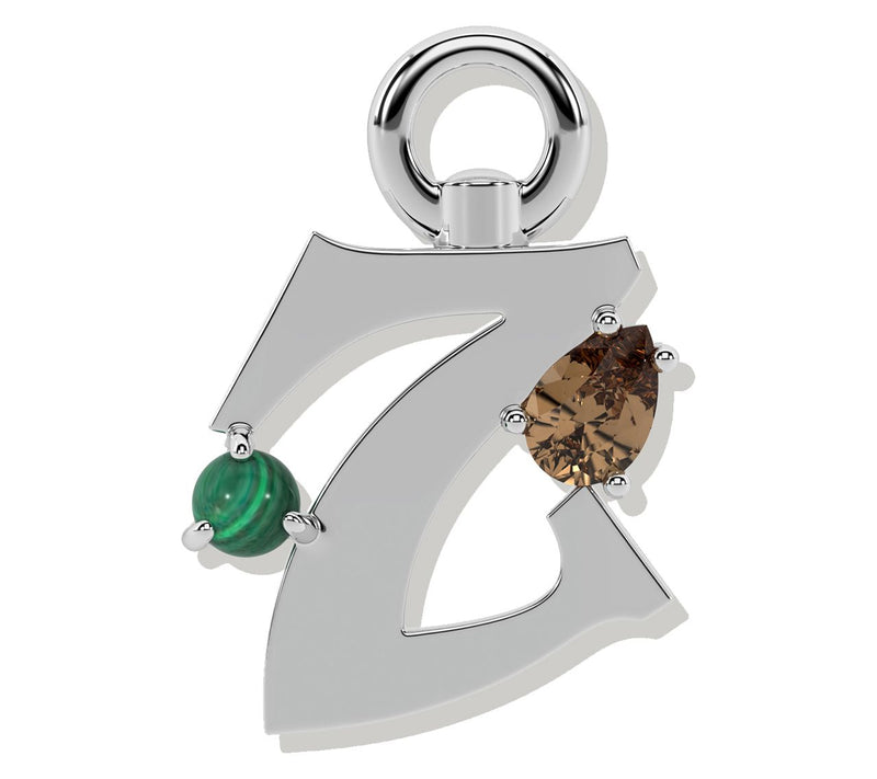 ONI Fine Jewelry Sterling Silver Amare Letter Charm — View 26