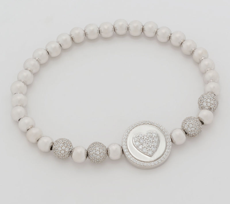 Diamonique x Kathy Levine Dream Girl Stretch Bracelet, Sterl — View 4