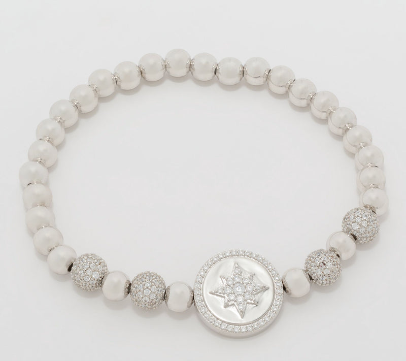 Diamonique x Kathy Levine Dream Girl Stretch Bracelet, Sterl — View 5