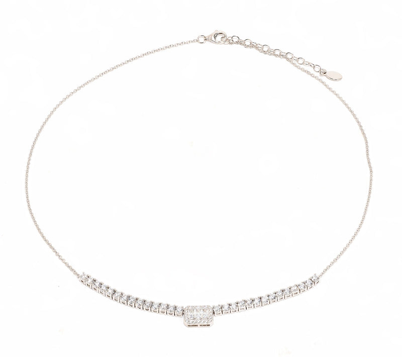 Diamonique x Kathy Levine Dream Catcher Necklace, Sterling Silver — View 6