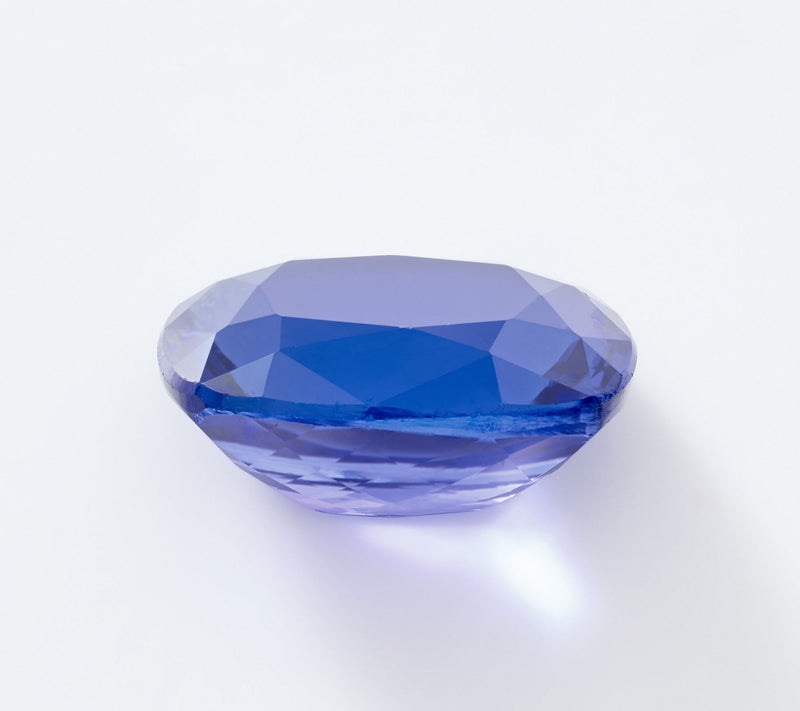 Pure Tanzanite by Jeff Moseley 5.00 cttw Loose Cushion Tanzanite Stone — View 2