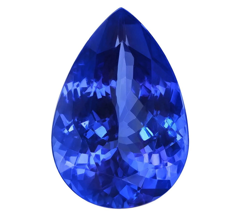 Pure Tanzanite by Jeff Moseley 5.00 cttw Loose Pear Cut Tanzanite Stone — Main view