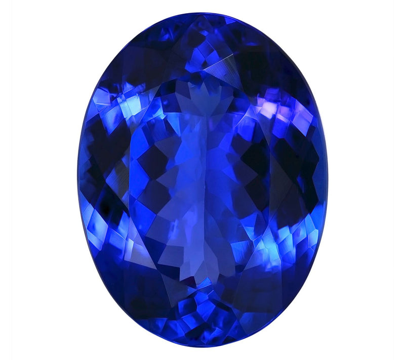 Pure Tanzanite by Jeff Moseley 5.00 cttw Loose Oval Cut Tanzanite Stone — Main view