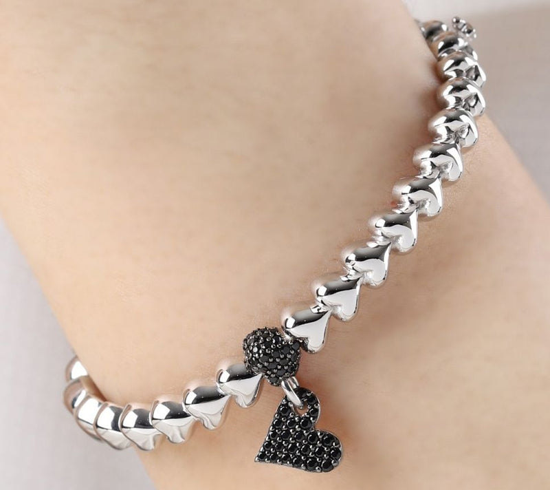 Margo Manhattan Sterling Black Spinel Rendez Vous Bangle — View 5