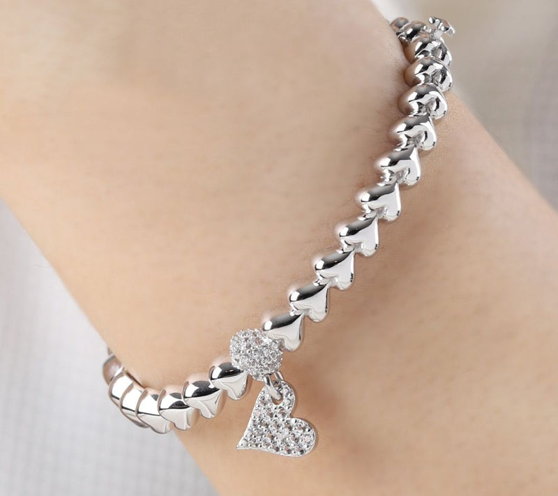 Margo Manhattan Sterling White Topaz Rendez VouBangle — View 5