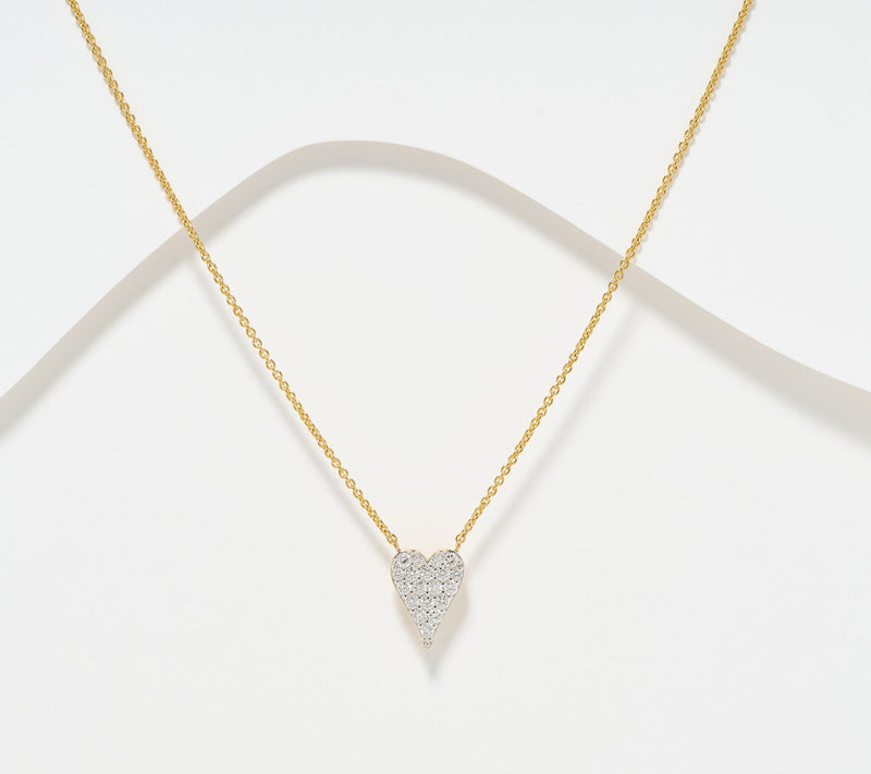 JEN by Jennifer Miller Lab Grown Diamond 0.50ct Heart Necklace — Main view