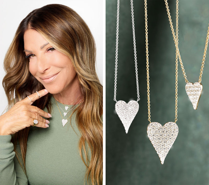 JEN by Jennifer Miller Lab Grown Diamond 1.00ct Heart Necklace — View 8