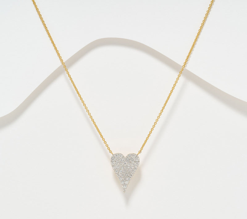 JEN by Jennifer Miller Lab Grown Diamond 1.00ct Heart Necklace — Main view