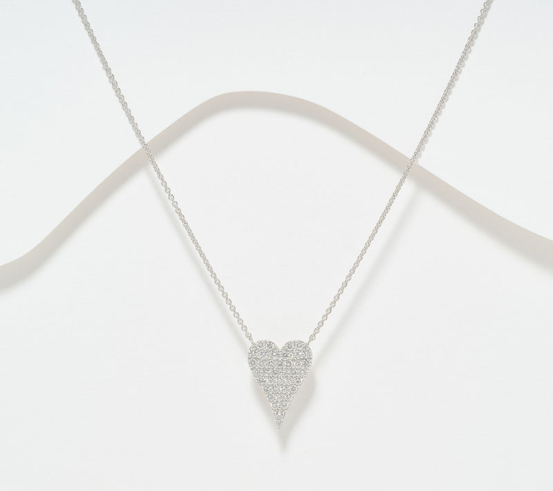 JEN by Jennifer Miller Lab Grown Diamond 1.00ct Heart Necklace — View 11