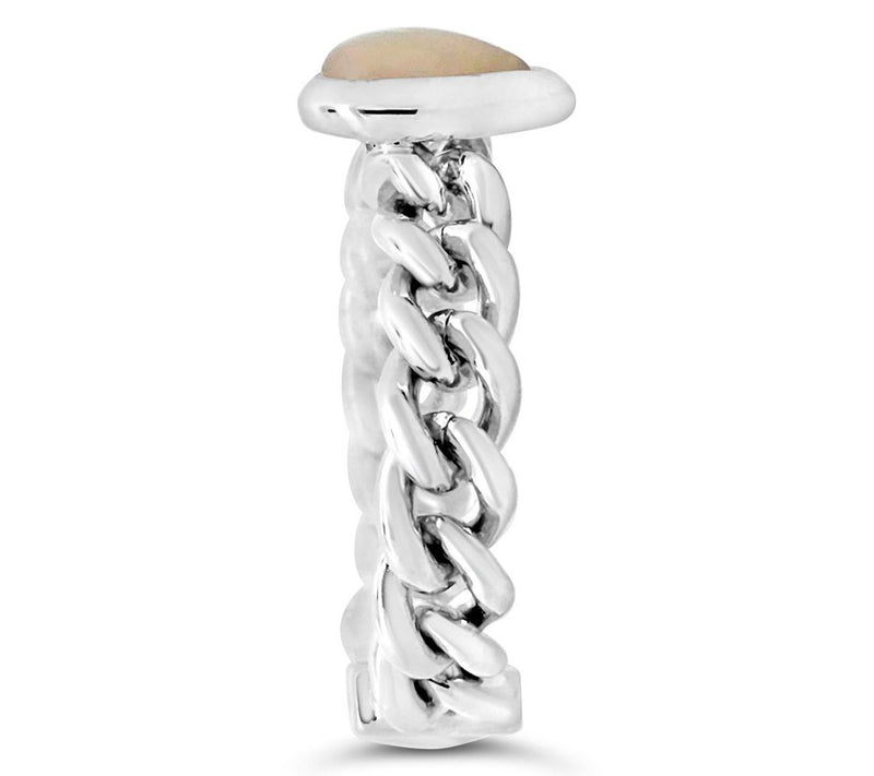 Margo Manhattan Sterling Silver Opal Rayn Ring — View 2