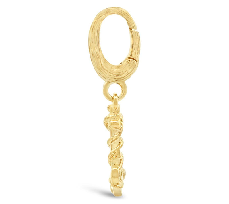 Ariva 18K Gold Clad Anchor Charm — View 2