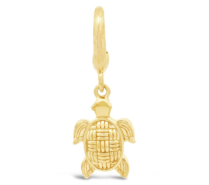 Ariva 18K Gold Clad Turtle Charm — View 12