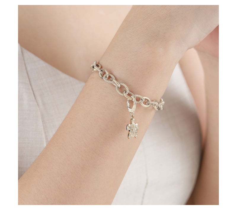 Ariva 18K Gold Clad Turtle Charm — View 7
