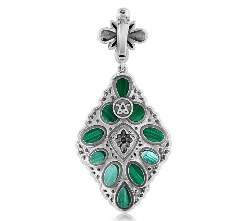 American West S terling Gemston e Diamond Shape Enhancer Enhancer — View 6