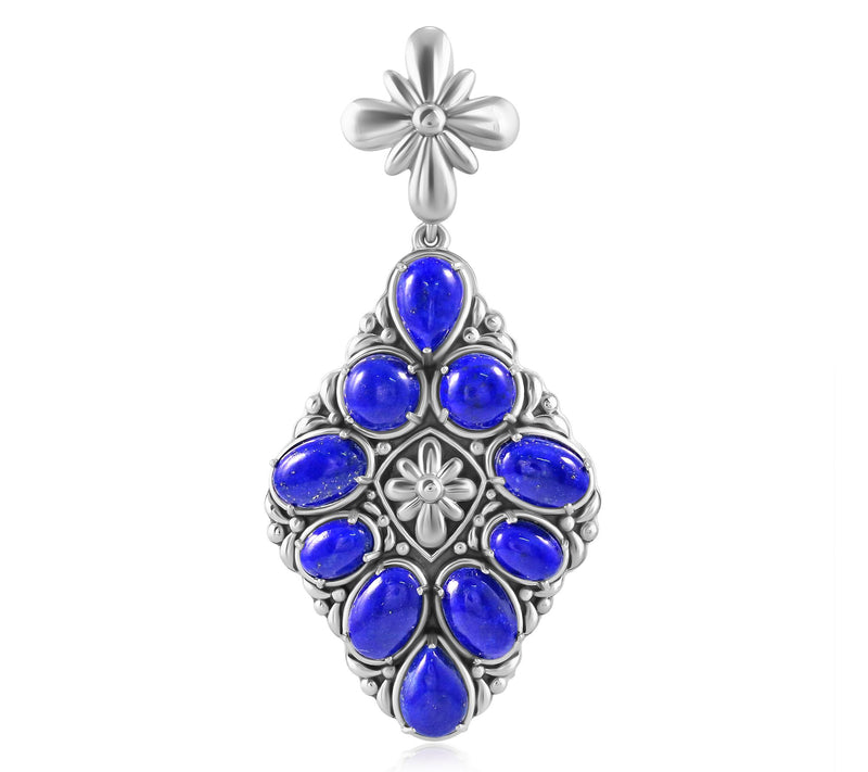 American West S terling Gemston e Diamond Shape Enhancer Enhancer — Main view