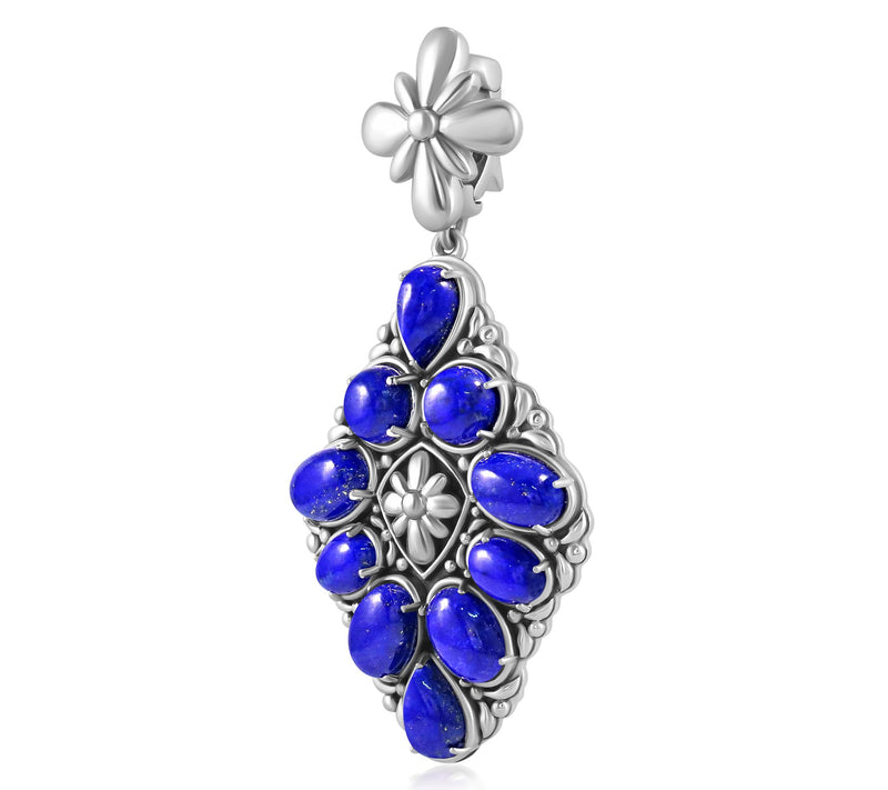 American West S terling Gemston e Diamond Shape Enhancer Enhancer — View 2