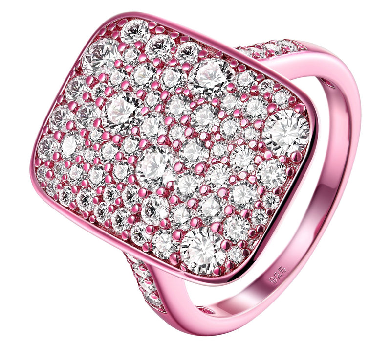 Diamonique x Jennifer Miller Pave Cobblestone Ring, Sterling — View 2