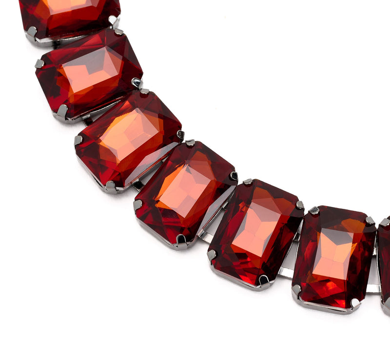 Carla Rockmore Collection Octagon Cut Jewel Necklace — View 2