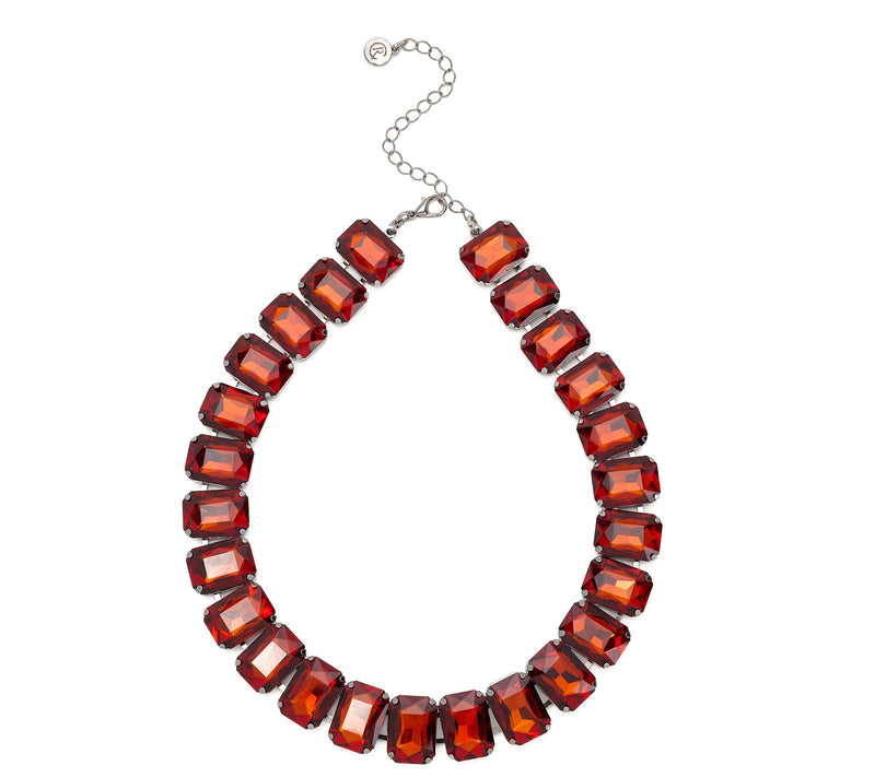 Carla Rockmore Collection Octagon Cut Jewel Necklace — View 7