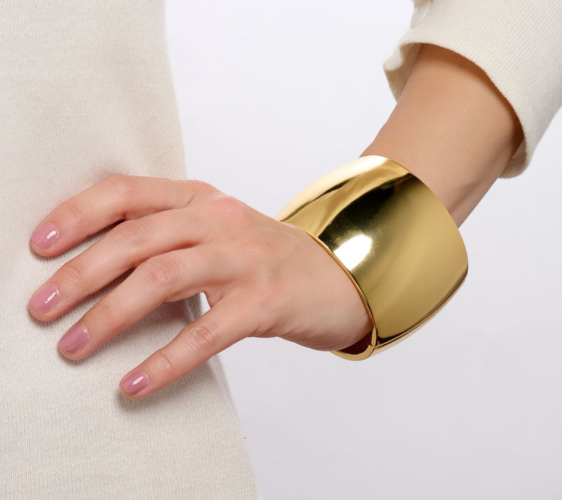 Carla Rockmore Collection Large Gold Bangle — View 4