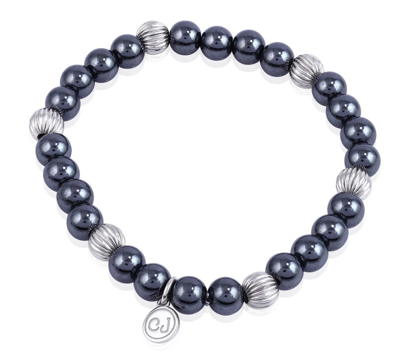 Christian James by Scott Grimes Sterling Stretch Bead Bracelet — View 14