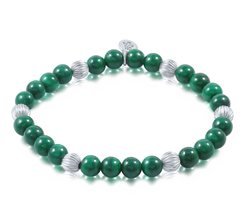 Christian James by Scott Grimes Sterling Stretch Bead Bracelet — View 3