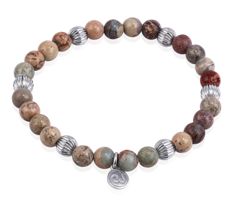 Christian James by Scott Grimes Sterling Stretch Bead Bracelet — View 15