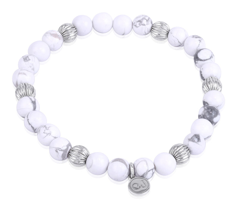 Christian James by Scott Grimes Sterling Stretch Bead Bracelet — View 17
