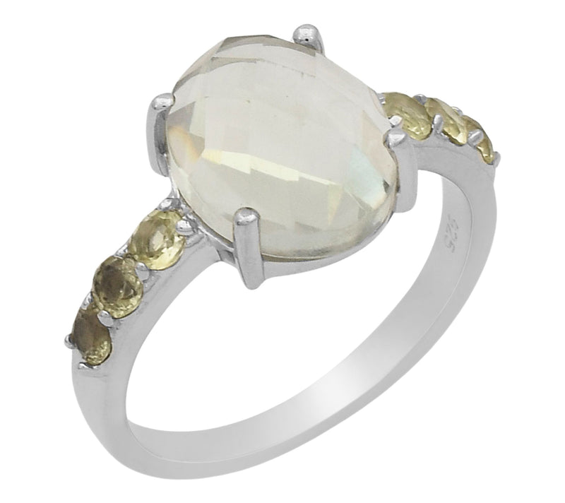 Affinity Gems Multi-Gemstone Checkerboard Ring,Sterling — View 12