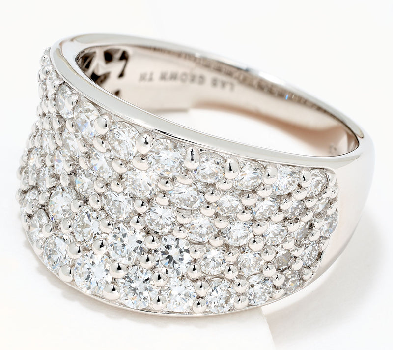 JEN by Jennifer Miller Pave Lab Grown Diamond Saddle Ring, 2.50ct — Main view