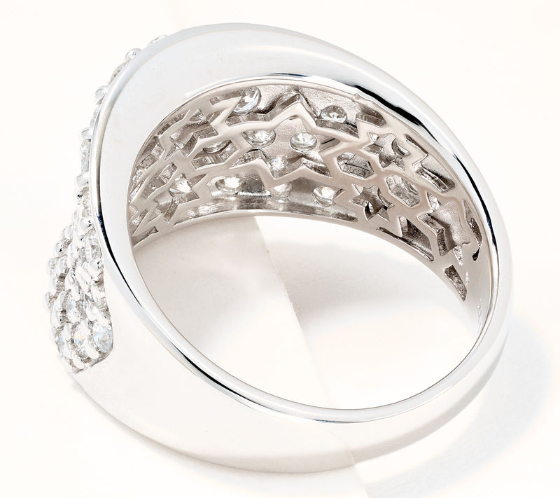 JEN by Jennifer Miller Pave Lab Grown Diamond Saddle Ring, 2.50ct — View 6