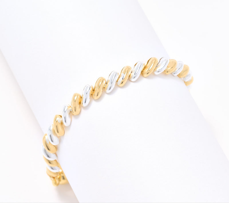 UltraFine 950 Silver Mini San Marco Magnetic Bracelet — View 4