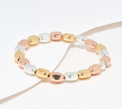 UltraFine 950 Silver Nugget Stretch Bracelet