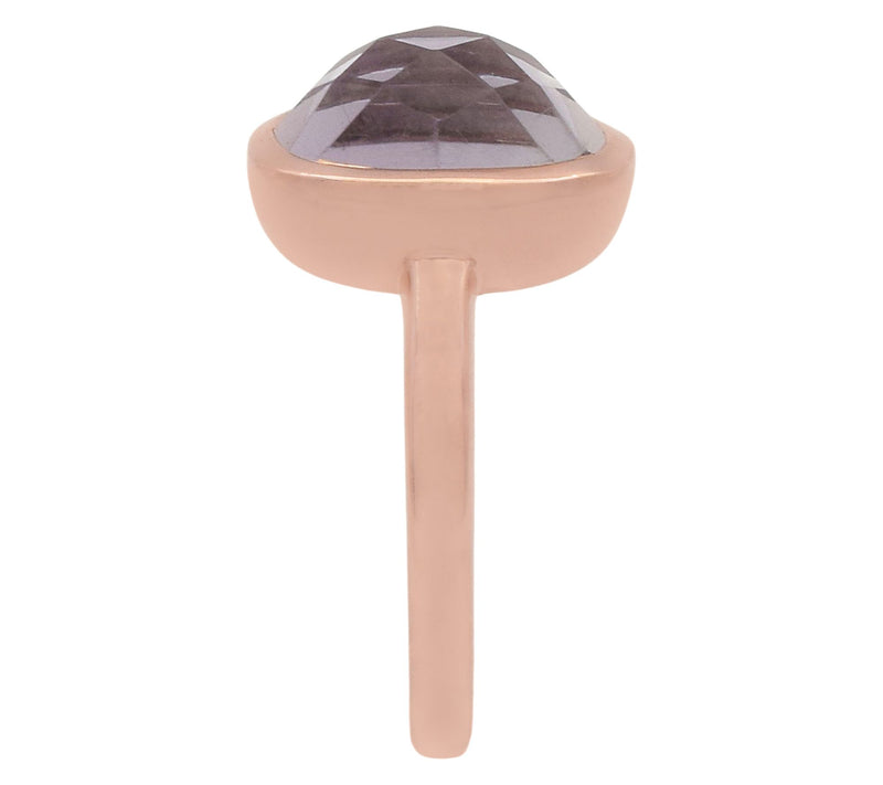 Affinity Gems Solitaire Gemstone Ring, 14K Plated — View 4