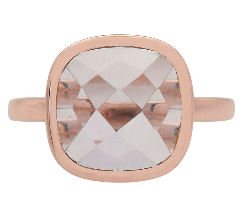 Affinity Gems Solitaire Gemstone Ring, 14K Plated — View 2