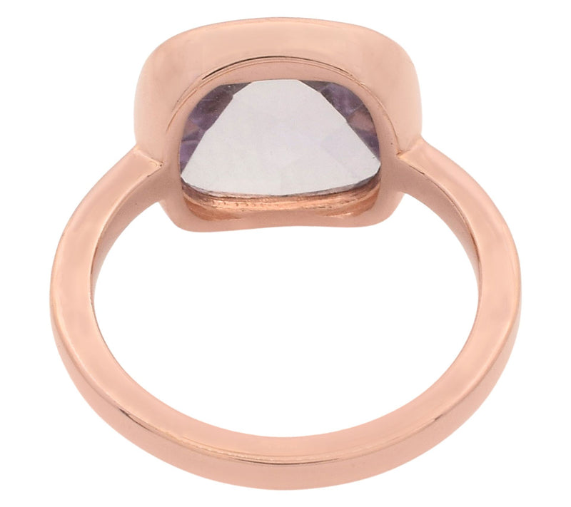 Affinity Gems Solitaire Gemstone Ring, 14K Plated — View 3