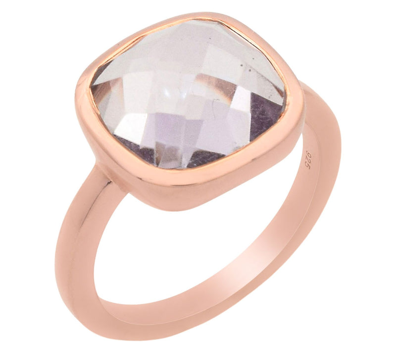 Affinity Gems Solitaire Gemstone Ring, 14K Plated — View 10