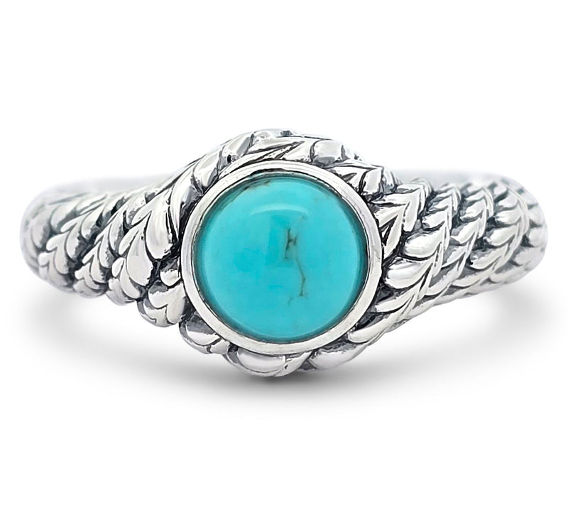 Tiffany Kay Studio Sterling & Turquoise  Herringbone Ring — Main view