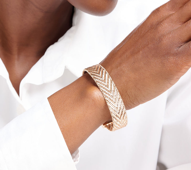 David Markstein Bronze Premiere Riccio Magnetic Clasp Bracelet — View 3