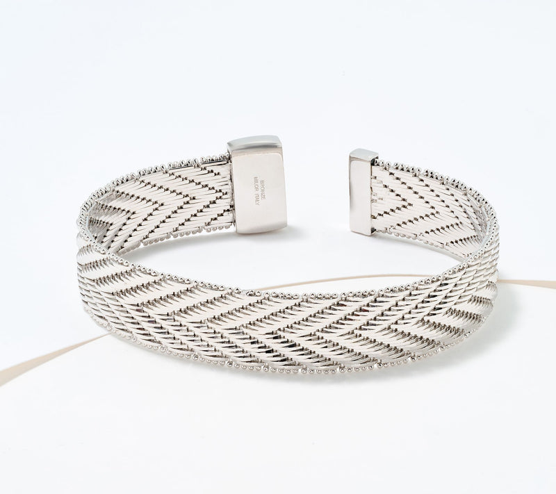 David Markstein Bronze Premiere Riccio Magnetic Clasp Bracelet — View 12