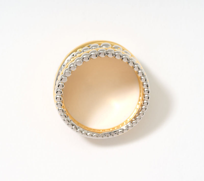 David Markstein Bronze Beaded Wave Ring — View 3
