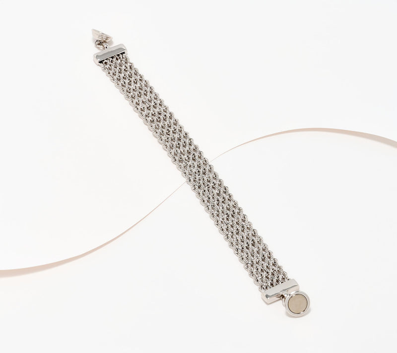 David Markstein Bronze Multi- Strand Rope Bracelet with Magnetic Clasp — View 3