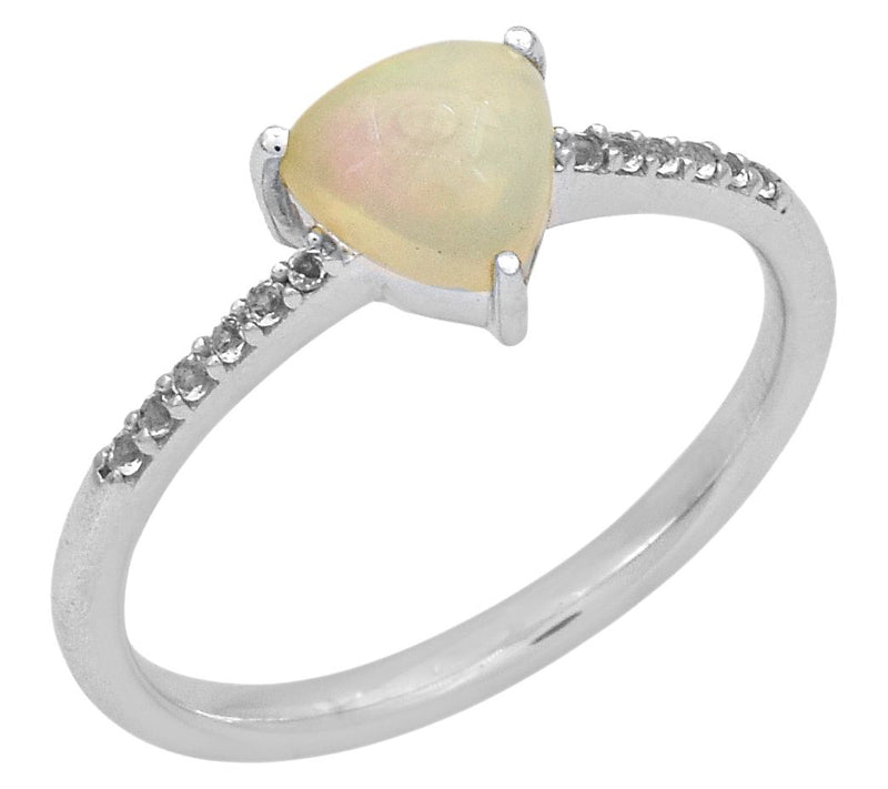 Affinity Gems Ethiopian Opal & Topaz Ring, Sterling Silver — View 8